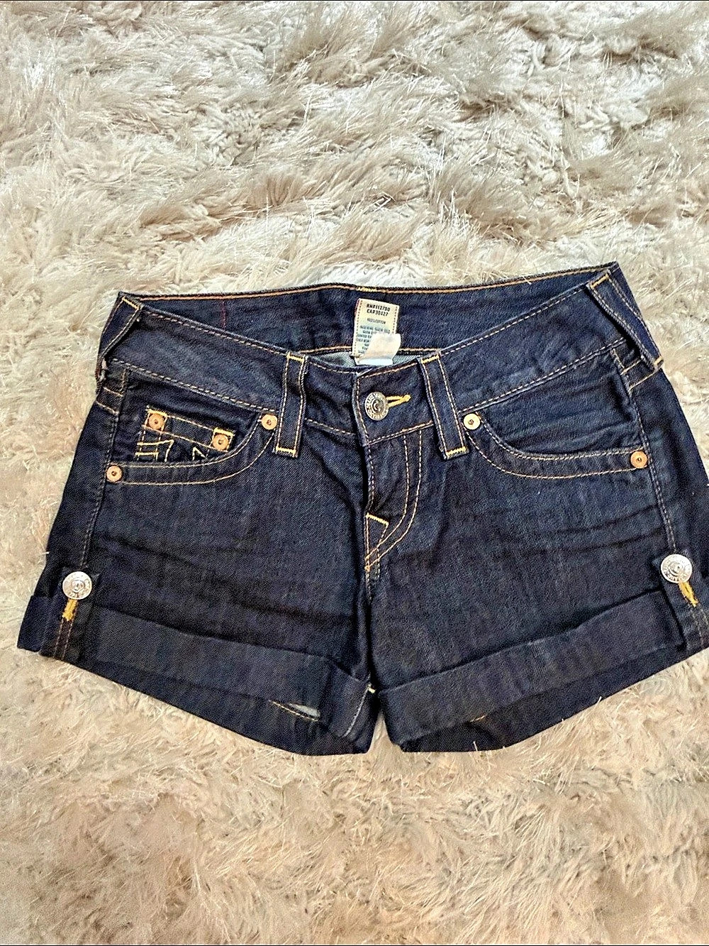 True Religion Denim Jean Shorts Waist 26